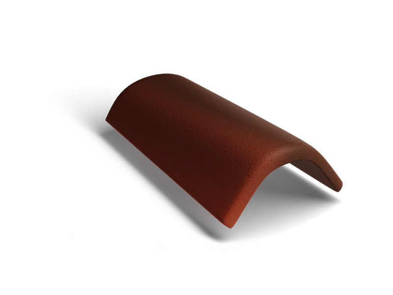 Коньковая_Antik_Кирпично-красный