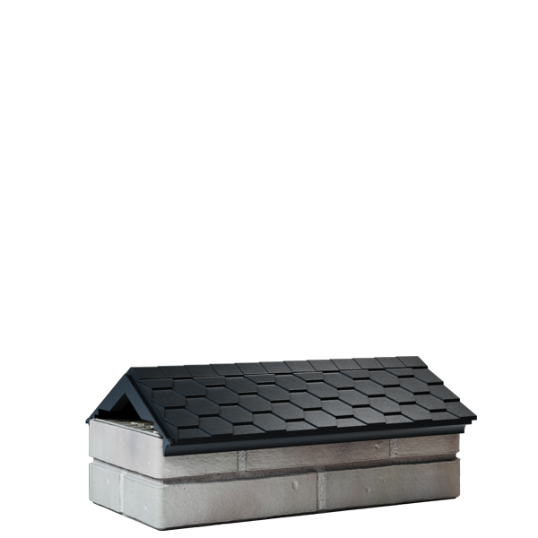 Парапет everest 500x180  чёрный  на 1 кирпич