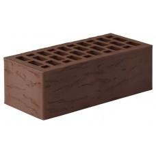 Кирпич лицевой коричневый руст 1,4 НФ Рязань