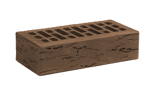 Кирпич лицевой пустотелый Терракот руст 1 НФ М-150 Воротынск