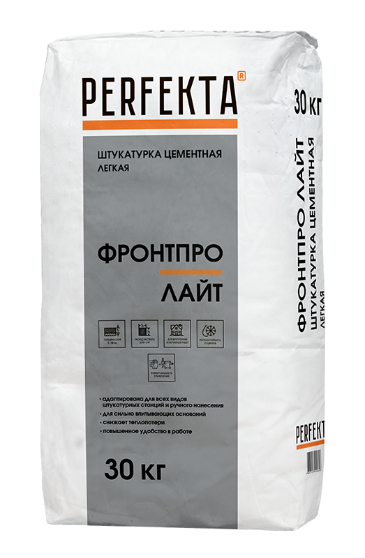 0541 Штукатурка цементная легкая Фронтпро Лайт МН, 30 кг