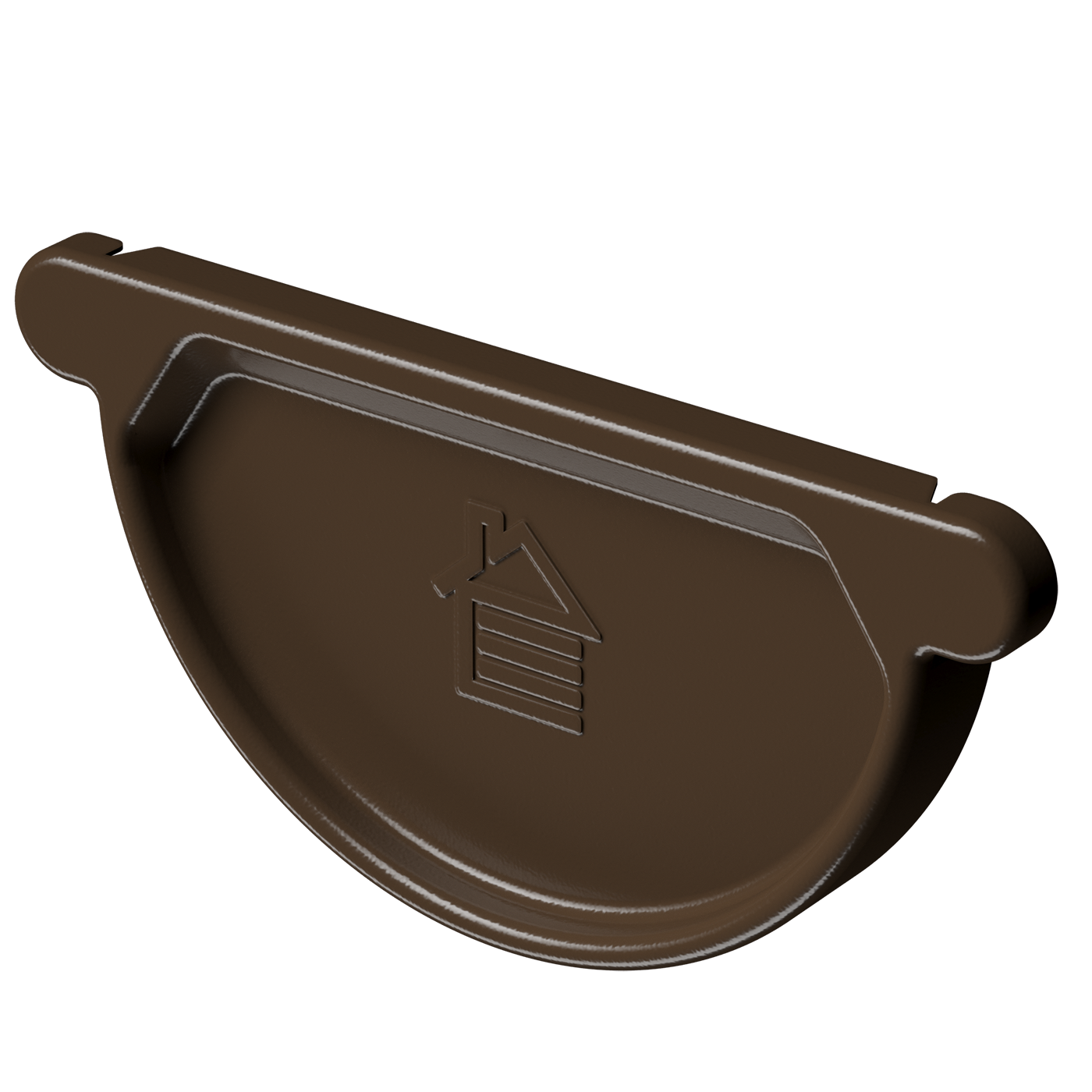 заглушка желоба каштан