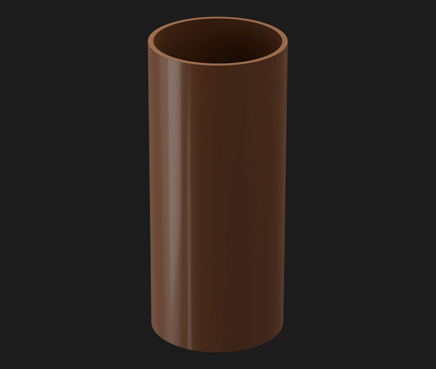 труба водосточная 3м каштан