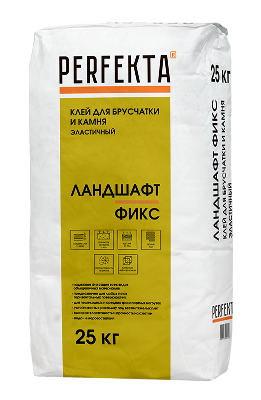 5751 Клей для брусчатки и камня эластичный Линкер Ландшафт Фикс, 25 кг