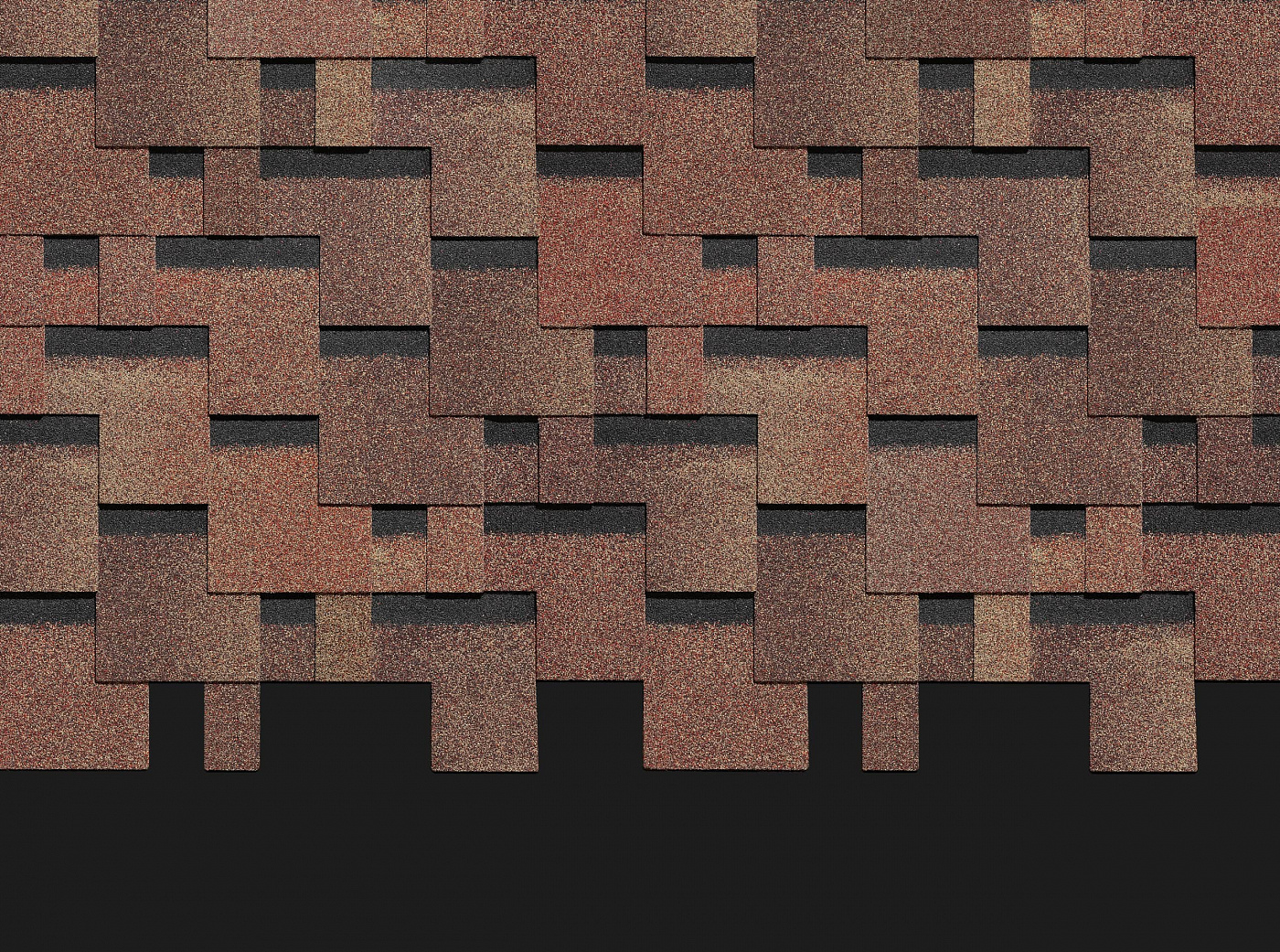 Гибкая черепица Döcke PIE, PREMIUM Генуя Амаретто (3 м2)