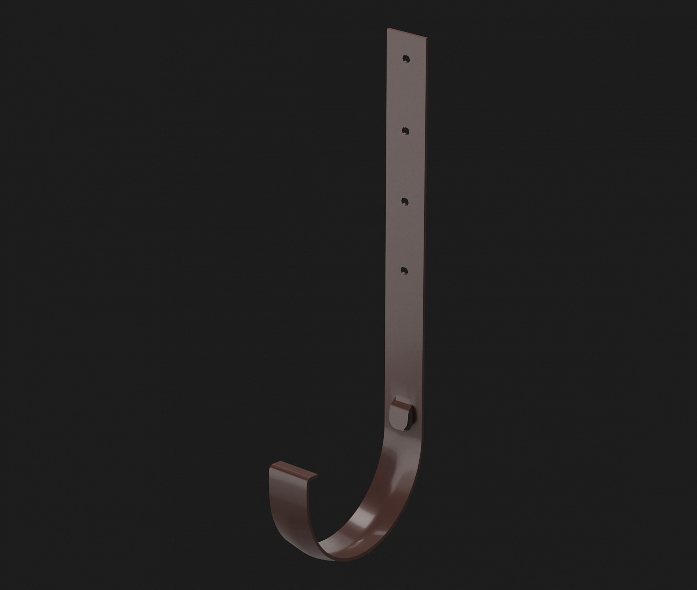 Кронштейн желоба металлический 300 мм Шоколад, Döcke PREMIUM