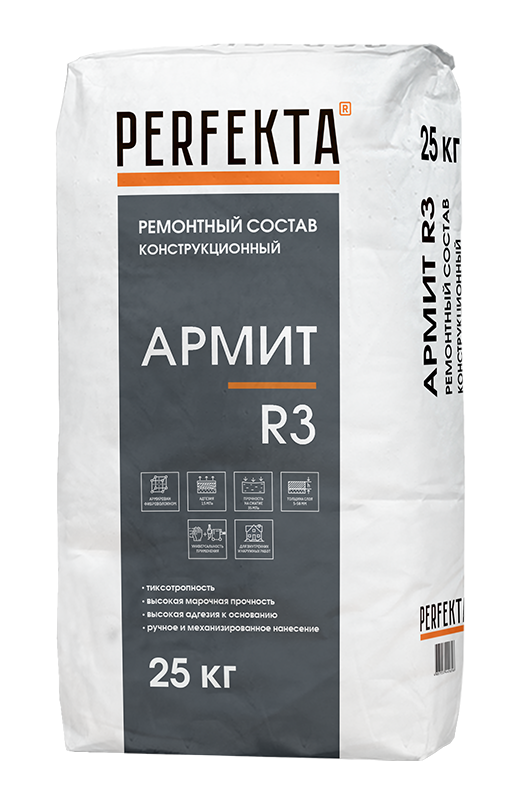 2392 Ремонтный состав конструкционный Армит R3, 25 кг