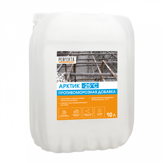 7694 Противоморозная добавка в строительные растворы и бетон Арктик -25С, 10 л