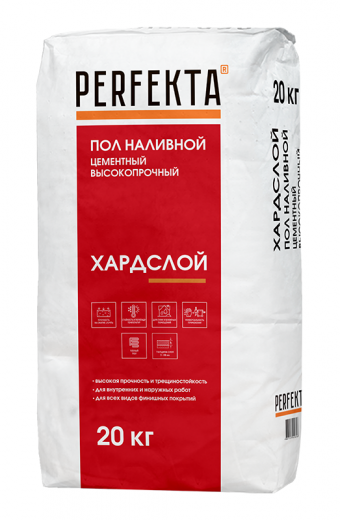 6987 Пол наливной цементный высокопрочный Хардслой, 20 кг