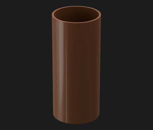 труба водосточная 3м каштан