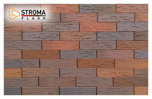 Кирпич лицевой Flash Bordo Madeira 1 НФ Строма