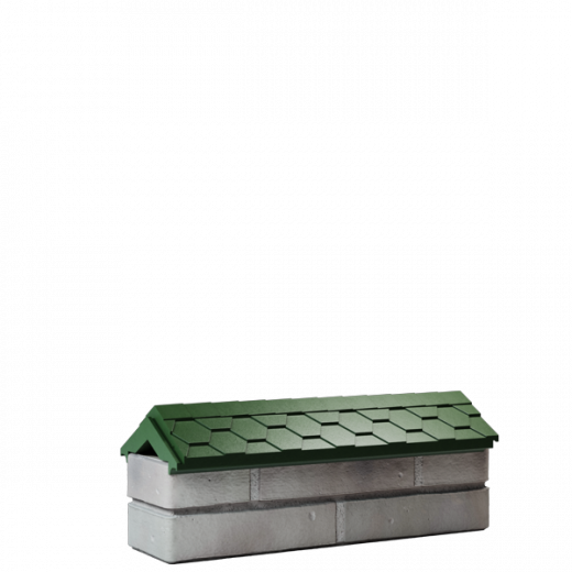 Парапет everest 500x180 зелённый