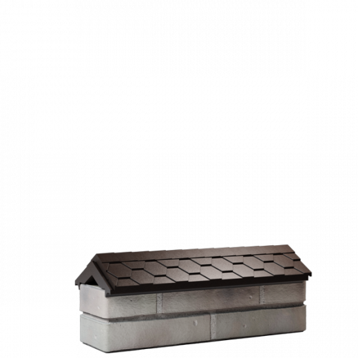 Парапет everest 500x180 коричневый